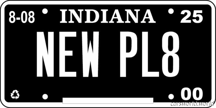 L'unica targa per la quale gli automobilisti dell'Indiana si stanno battendo | Carscoops